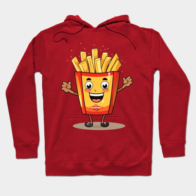 kawaii french fries T-Shirt cute ,potatofood Hoodie by nonagobich